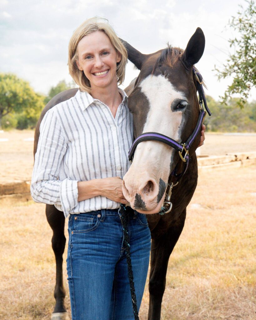 Kristine Palmer, Founder and Lead Equine Facilitator at Horse and Bow